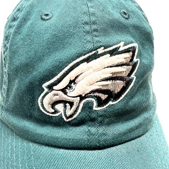 Philadelphia Eagles Hat One Size Flex Cap Embroidered NFL Teal Green Blue Y2K - Picture 9 of 12